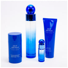 Cargar imagen en el visor de la galería, PERRY ELLIS 360 VERY BLUE MAN 3.4 EDT + BODY SPR 200 ML + SHOWER GEL 100 ML S/OZ + MINI