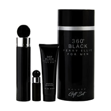 Cargar imagen en el visor de la galería, PERRY ELLIS 360 BLACK MAN  100 ML EDT + 100 ML GEL + MINI
