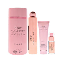Cargar imagen en el visor de la galería, PERRY ELLIS 360 COLLECTION ROSE WOMAN 100 ML EDP + 100 ML GEL + MINI
